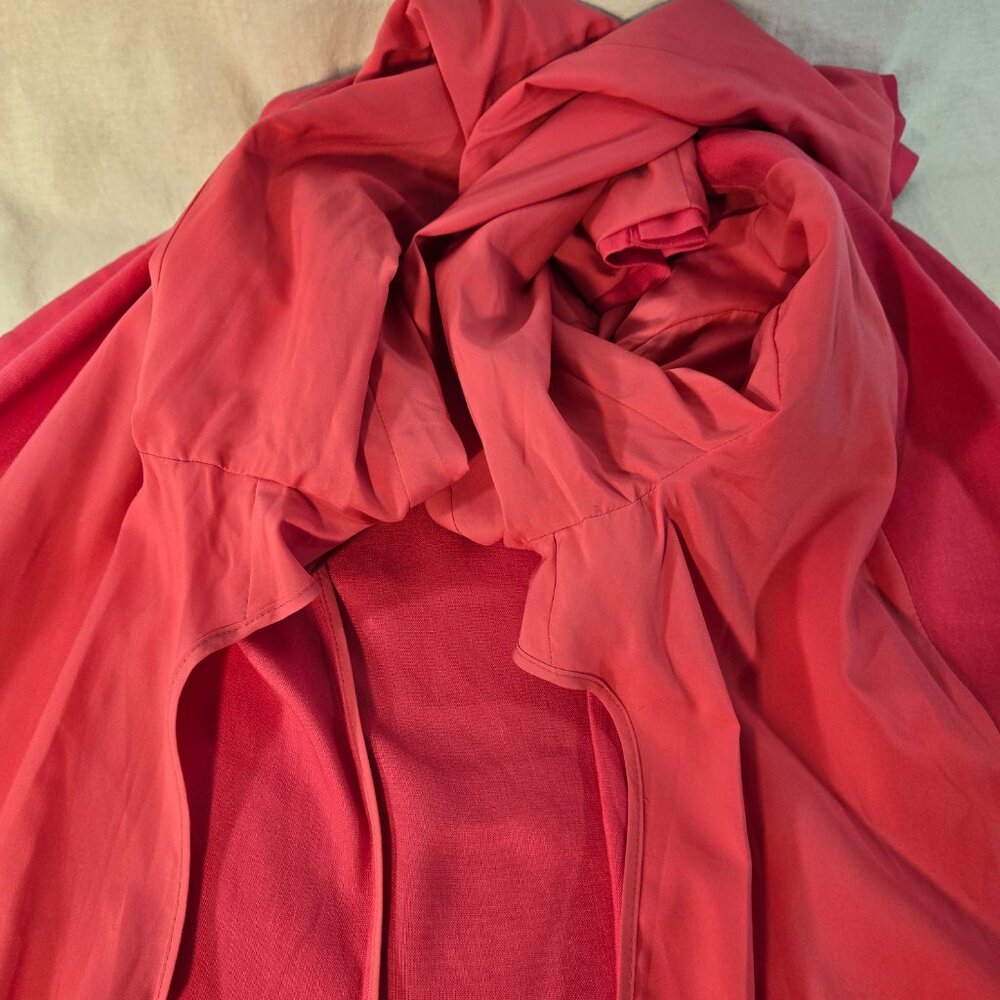 MILLY Legally Blonde Officecore Fuchsia Linen Rayon Blazer Size 8 New NO Tags! - Picture 10 of 16